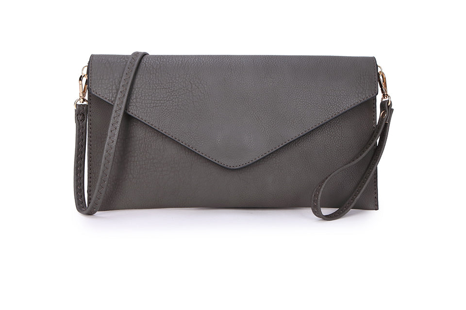 Long Son Dark Grey Evening Bag