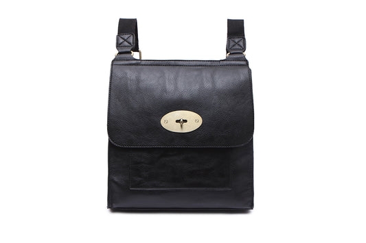 Long & Son Black Crossbody Bag