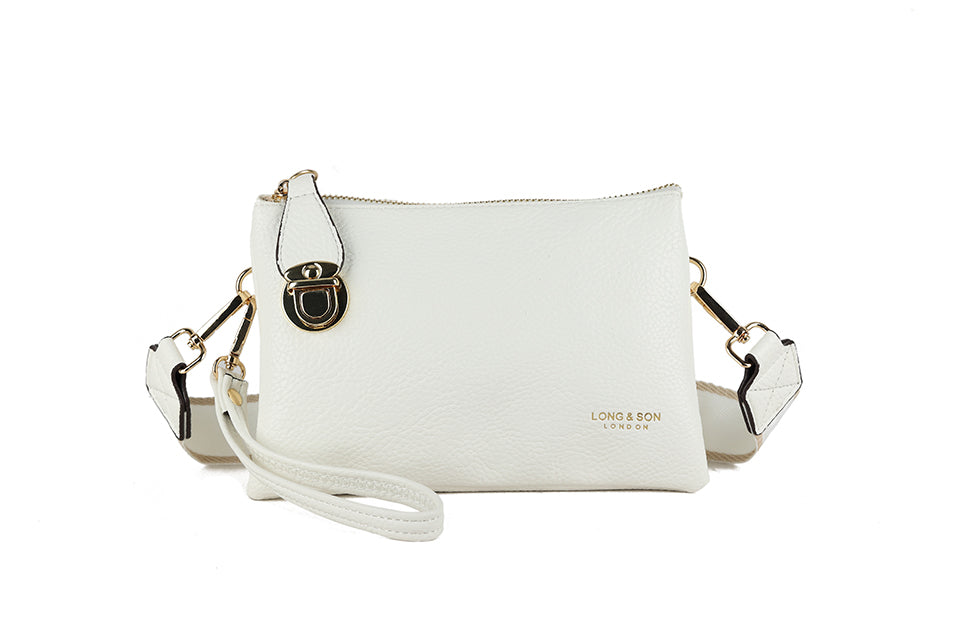 Long & Son White Crossbody/Handbag