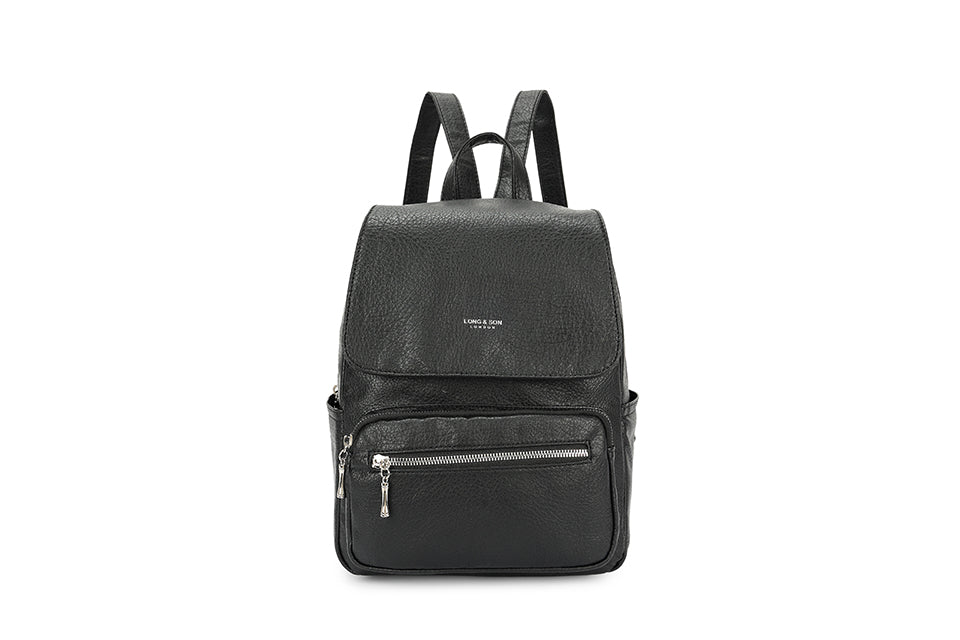 Long & Son Black Backpack