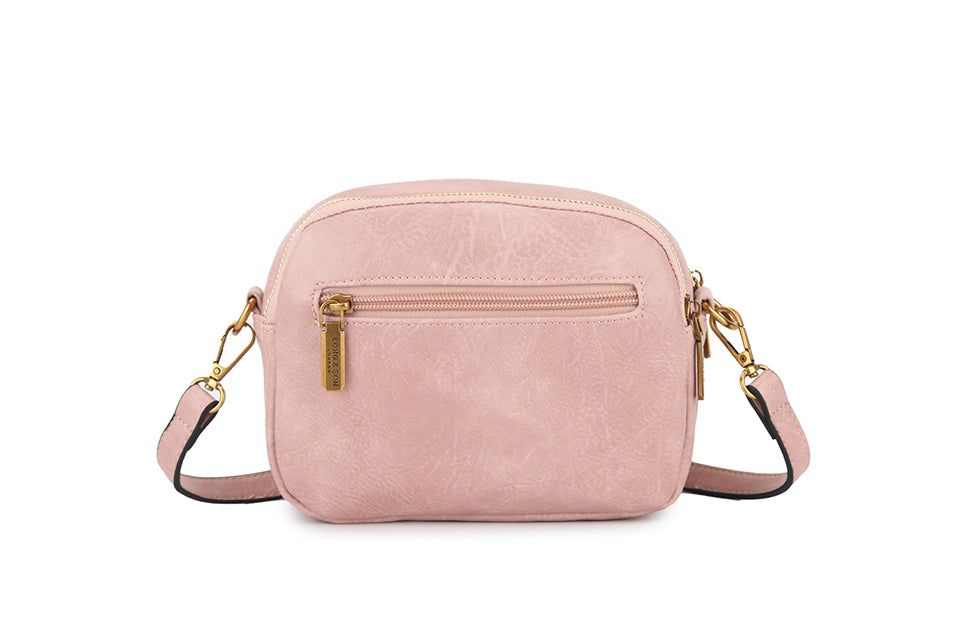 Long & Son Pink Crossbody Bag