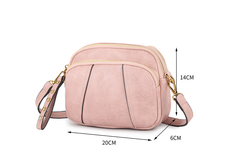 Long & Son Pink Crossbody Bag