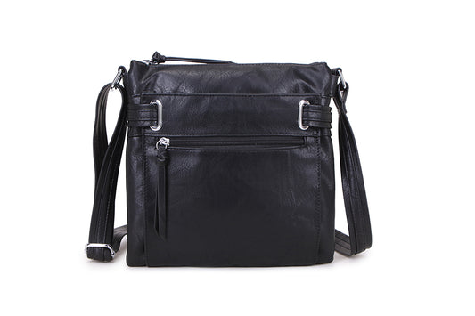 Long & Son Black Crossbody Bag