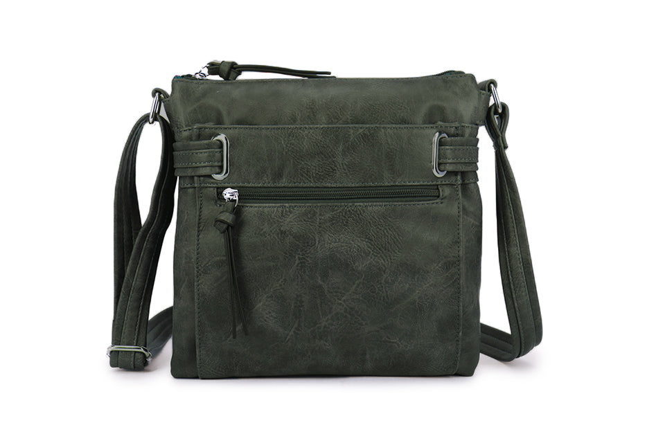 Long & Son Dark Green Crossbody bag