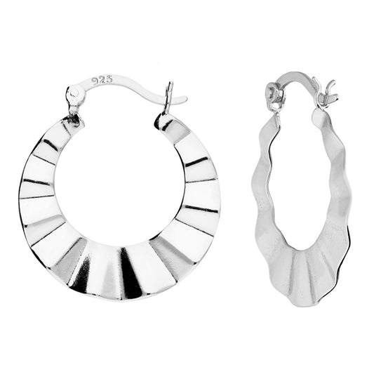 Sterling Silver Hoop Earrings