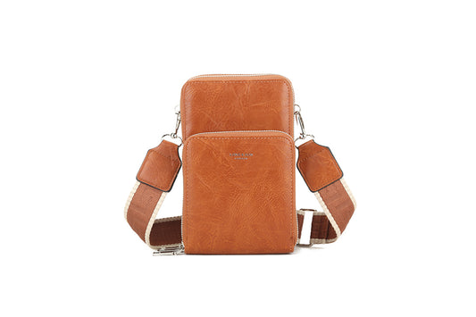 Long & Son Brown/Tan Crossbody bag