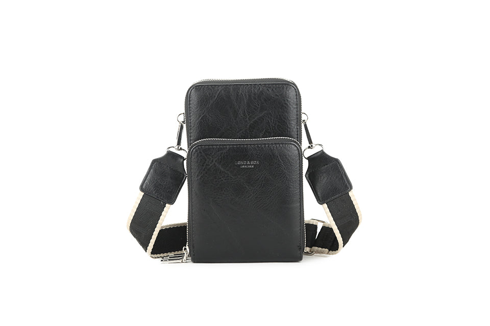 Long & Son Black Crossbody bag