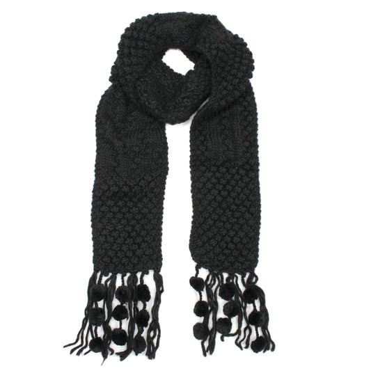 Charlotte Black Scarf