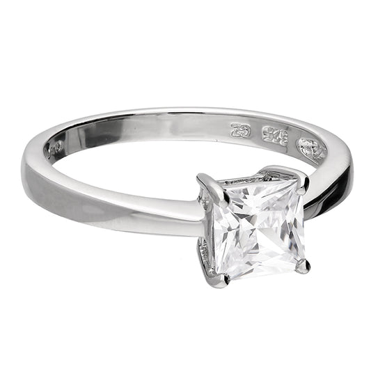 Sterling Silver Cubic Zirconia Ring