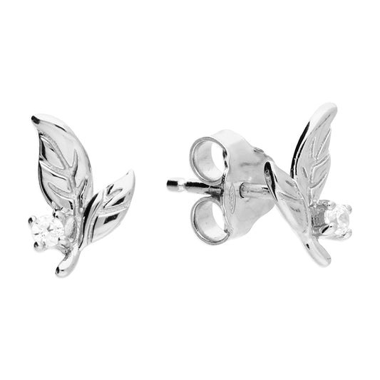 Sterling Silver Leaves Earrings