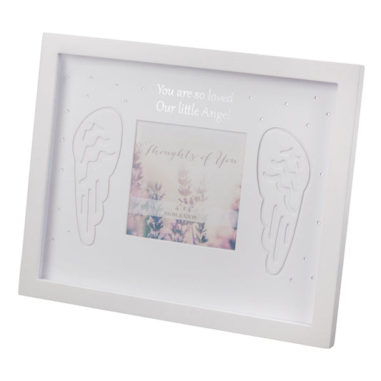 THOUGHTS OF YOU Thick Frame - 4" x 4" Our Little Angel