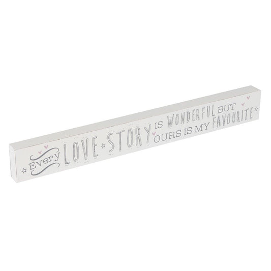 Thin Long Sentiment Standing Plaque