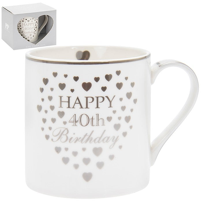 Happy 40th Birthday Mug By Heart To Home