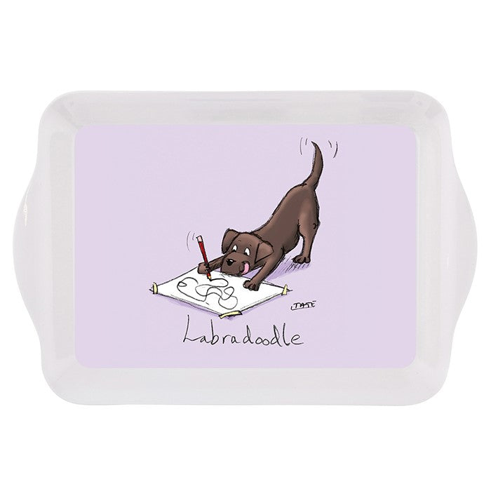 Labradoodle Snack Tray By Louise Tate