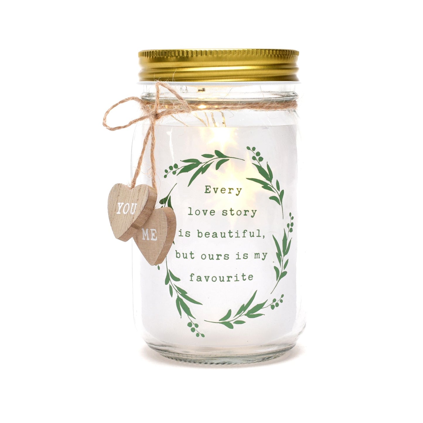 Love Story Light Up Jar "MY FAVOURITE"